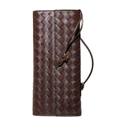 Clutch bag 4028 hakiki deri kahve